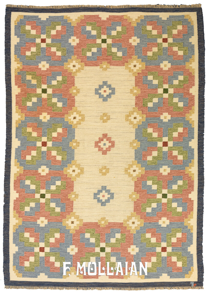 Tappeto Svedese Rollakan Colore Beige n°:140386